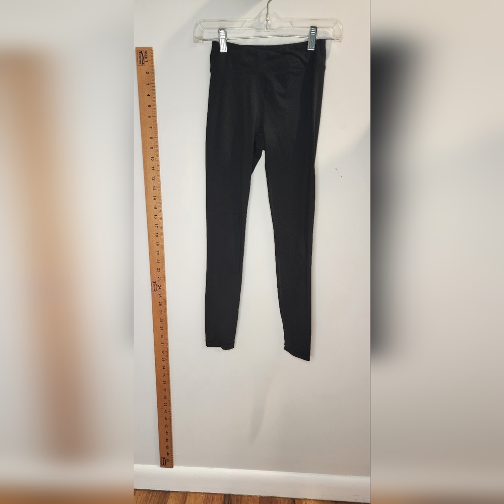 90 Degree By Reflex Black Kids Leggings